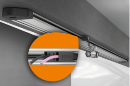 无拖链式电缆导向系统：igus研发出新款紧凑型系统，保障电缆安全移动